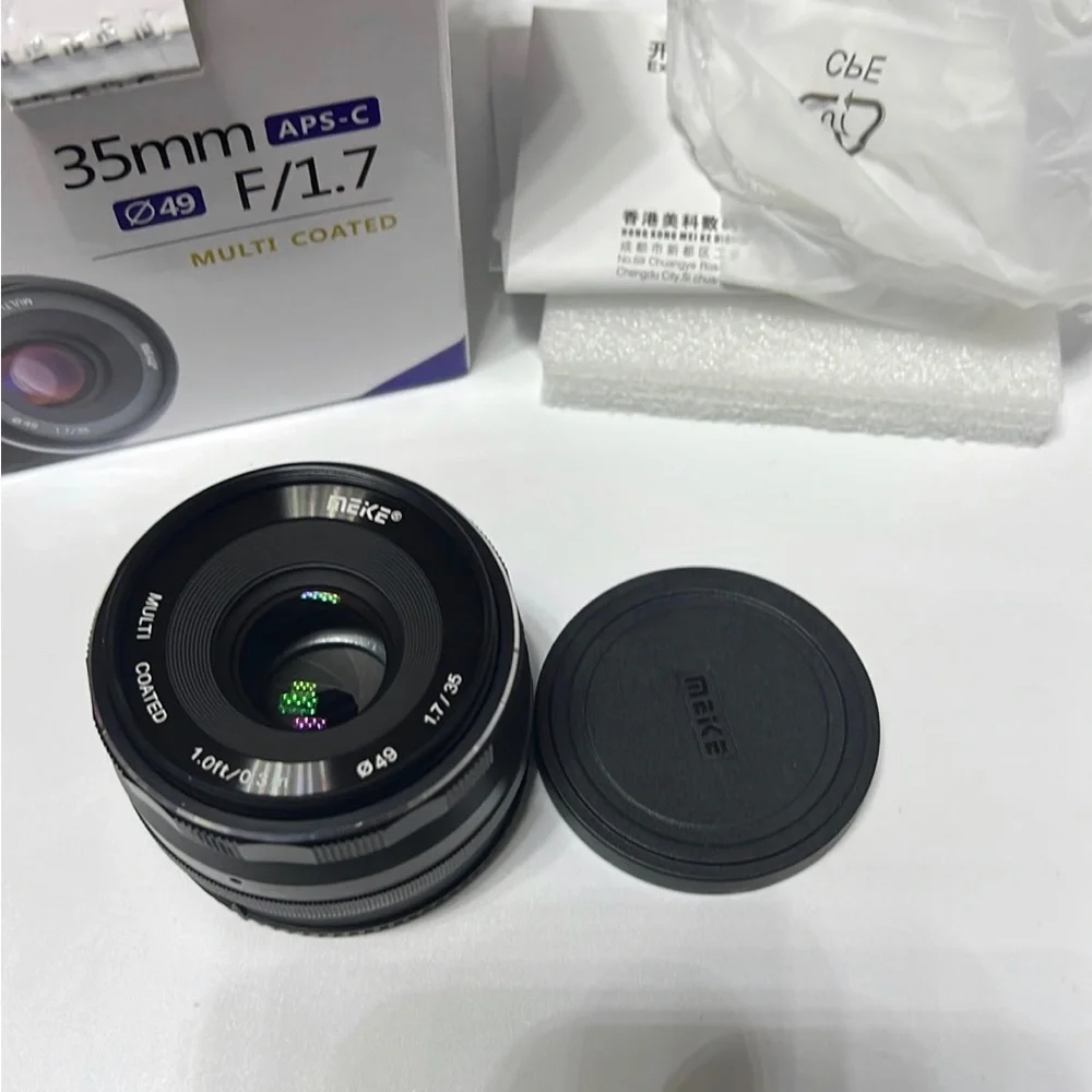 Meike 35mm F1.7 APS-C Compatible Mirrorless Cameras with Sony E-Mount